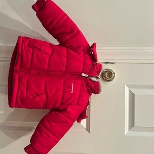 Red London Fog Winter Coat